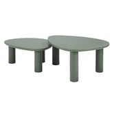Temple &amp; Webster 2 Piece Nolan Nesting Coffee Table Set