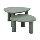 Temple &amp; Webster 2 Piece Nolan Nesting Coffee Table Set