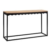 Temple &amp; Webster Bonnie Wavy Console Table