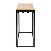 Temple &amp; Webster Bonnie Wavy Console Table