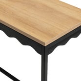 Temple &amp; Webster Bonnie Wavy Console Table