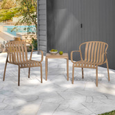 Temple &amp; Webster 2 Seater Drift Outdoor Bistro Set