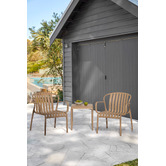 Temple &amp; Webster 2 Seater Drift Outdoor Bistro Set