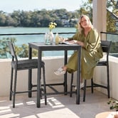 Temple &amp; Webster 2 Seater Kamari Outdoor Bar Table