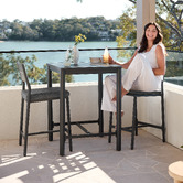Temple &amp; Webster 2 Seater Kamari Outdoor Bar Table