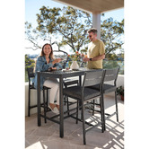 Temple &amp; Webster 4 Seater Kamari Outdoor Bar Table