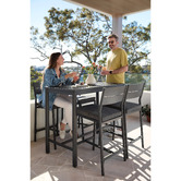 Temple &amp; Webster 4 Seater Kamari Outdoor Bar Table