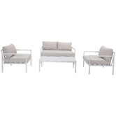 Temple &amp; Webster 4 Seater Kamari Outdoor Lounge Set