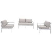 Temple &amp; Webster 4 Seater Kamari Outdoor Lounge Set