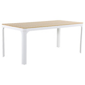 Temple &amp; Webster Sandie Aluminium Outdoor Dining Table