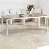 Temple &amp; Webster Sandie Aluminium Outdoor Dining Table