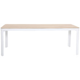 Temple &amp; Webster Sandie Aluminium Outdoor Dining Table
