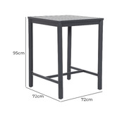 Temple &amp; Webster 2 Seater Kamari Outdoor Bar Table