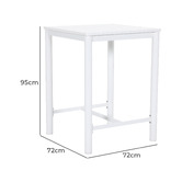 Temple &amp; Webster 2 Seater Kamari Outdoor Bar Table