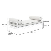 Temple &amp; Webster 2 Seater Shelly Outdoor Daybed