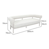 Temple &amp; Webster 5 Seater Palmira Outdoor Lounge Set