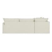 Temple &amp; Webster Softy Premium 5 Seater Queen Slipcover Corner Sofa Bed