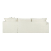 Temple &amp; Webster Softy Premium 5 Seater Queen Slipcover Corner Sofa Bed