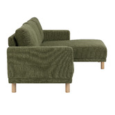 Temple &amp; Webster Orson 4 Seater Upholstered Sofa with Chaise