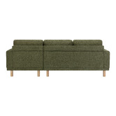 Temple &amp; Webster Orson 4 Seater Upholstered Sofa with Chaise