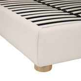Temple &amp; Webster Paloma Boucle Gas Lift Storage Bed