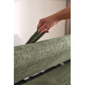 Temple &amp; Webster Henry Premium 3 Seater Queen Chenille Compressed Sofa Bed