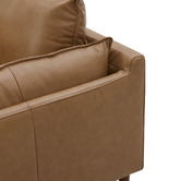 Temple &amp; Webster Terry Premium Genuine Leather Armchair