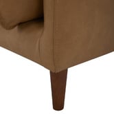 Temple &amp; Webster Terry Premium Genuine Leather Armchair
