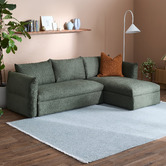 Temple &amp; Webster Dune 4 Seater Storage Sofa with Reversible Chaise