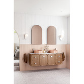 Temple &amp; Webster Koto Opal Glass Wall Light