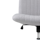 Temple &amp; Webster Camila Boucle Cross Legged Office Chair