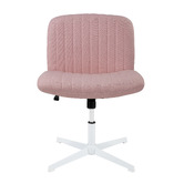 Temple &amp; Webster Camila Boucle Cross Legged Office Chair