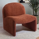 Temple &amp; Webster Maddie Boucle Accent Chair