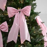 Temple &amp; Webster Large Velvet Bow Christmas Tree Clips