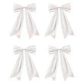 Temple &amp; Webster Large Velvet Bow Christmas Tree Clips