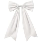 Temple &amp; Webster Large Velvet Bow Christmas Tree Clips