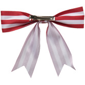 Temple &amp; Webster Stripe Bow Christmas Tree Clips