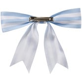 Temple &amp; Webster Stripe Bow Christmas Tree Clips