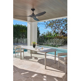 Temple &amp; Webster Palmira Ceramic Outdoor Dining Table