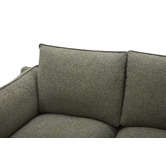 Temple &amp; Webster Green Terry 2 Seater Upholstered Sofa