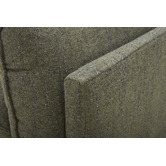 Temple &amp; Webster Green Terry 2 Seater Upholstered Sofa