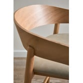 Temple &amp; Webster 67cm Mattia Curved Back Solid Bar Stool