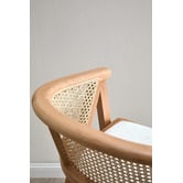 Temple &amp; Webster 65cm Shun Rattan &amp; Beech Wood Bar Stool