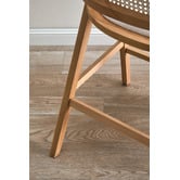 Temple &amp; Webster 65cm Shun Rattan &amp; Beech Wood Bar Stool