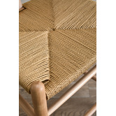Temple &amp; Webster 66cm Hans Wegner Wishbone Replica Solid Beech Wood Bar Stool