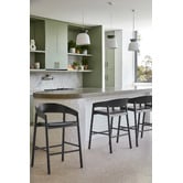 Temple &amp; Webster 66cm Mattia Beech Wood Bar Stool