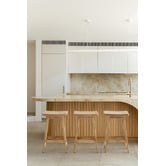 Temple &amp; Webster 65cm Nisha Mango Wood Bar Stool