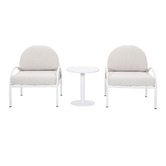 Temple &amp; Webster 2 Seater Bawley Outdoor Armchair &amp; Table Set