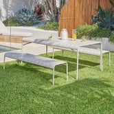 Temple &amp; Webster 4 Seater Otti Steel Outdoor Dining Set