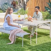 Temple &amp; Webster 4 Seater Otti Steel Outdoor Dining Set